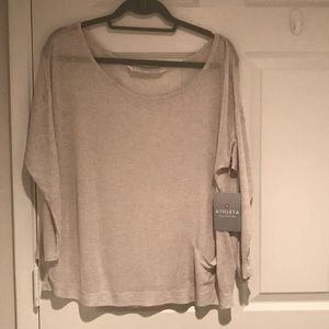 Athleta mesh sweater